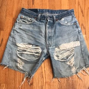 Destroyed Bermuda Shorts from Urban Outfitters